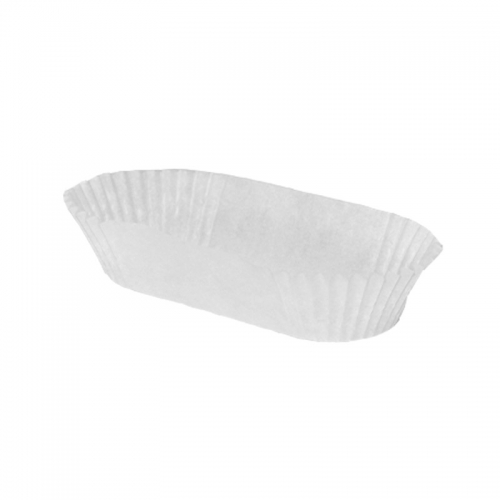 Caissette plissée blanche N°86 (Barquette) / Par 1000