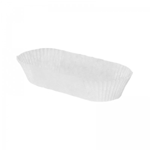 Caissette plissée blanche N° 88 (Barquette) / Par 1000