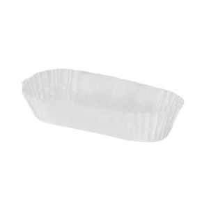 Caissette plissée blanche N° 81Bis (Barquette) / Par 1000