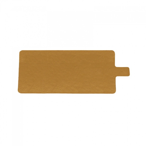 Rectangle carton or/noir 9,5x5,5cm avec languette