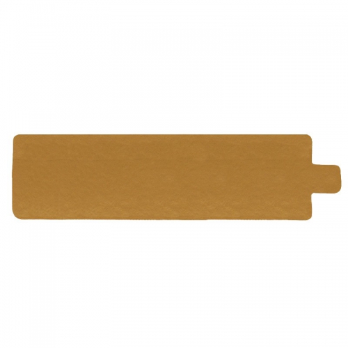 Rectangle carton or/noir 13x4,5cm avec languette