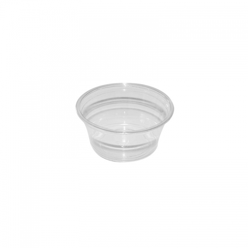 Pot plastique rond avec couvercle séparé (60ml)