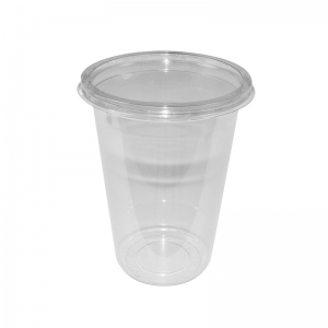 Couvercle plastique transparent avec trou pour gobelet 30cl "Shaker" / Par 50