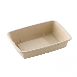 Barquette rectangle Bagasse (950ml)