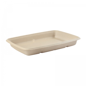 Barquette rectangle Bagasse (600ml)
