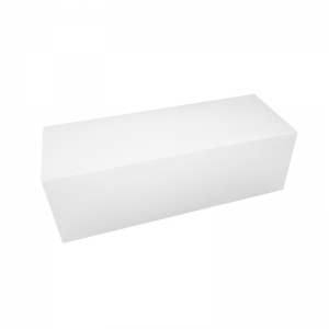 Boîte à buche carton blanc 40x11x10cm / Par 25