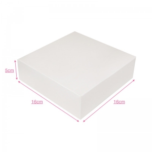 Boîte à gâteau carton blanc, 16x5cm