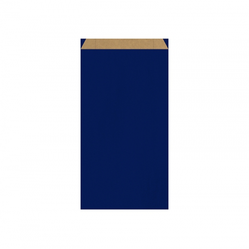 Pochette cadeau bleue (18x6x35cm) / Par 250