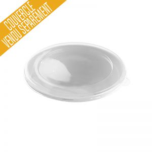 Couvercle saladier rond Bagasse (500ml)