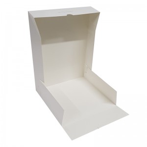 Boîte à gâteau carton blanc 18x8cm - Ateliers Porraz
