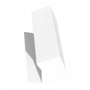 Boîte à buche carton blanc 20x11x11cm / Par 50