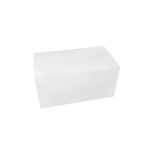 Boîte à buche carton blanc 20x11x10cm / Par 25