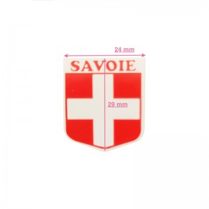 Etiquettes adhésives "Croix de Savoie" / Par 1000