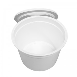 Pot plastique rond avec couvercle séparé (50ml) - Ateliers Porraz