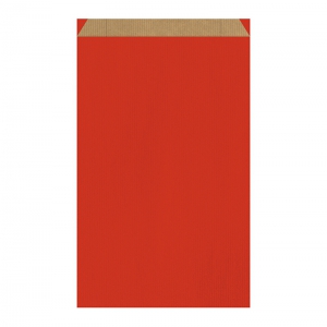 Pochette cadeau rouge (27x7x45cm) / Par 250