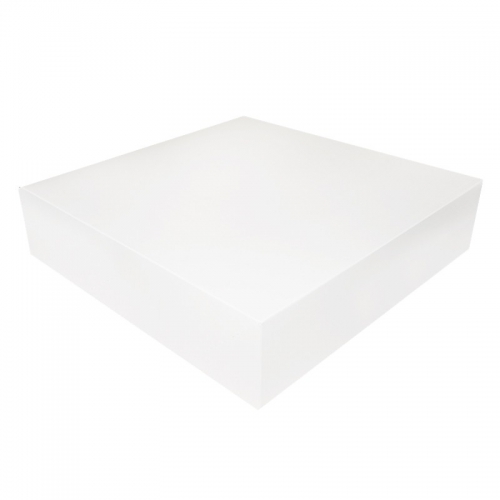 Boîte à gâteau carton blanc 32x8cm / Par 50