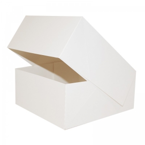 Boîte à gâteau carton blanc, 29x10cm / Par 50